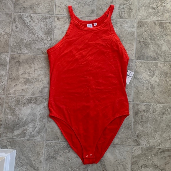 GAP Tops - GAP Red Bodysuit NWT